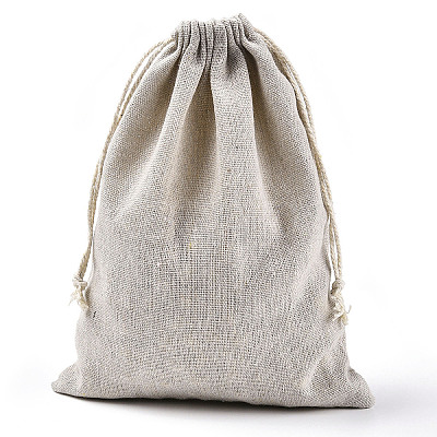 Cotton Packing Pouches Drawstring Bags ABAG-R011-17x23-1