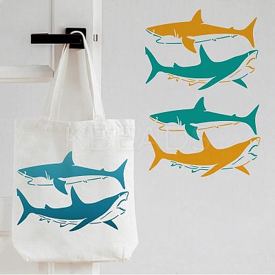 Large Plastic Reusable Drawing Painting Stencils Templates DIY-WH0202-212-1