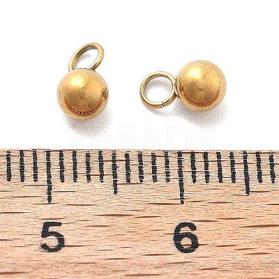 Ion Plating(IP) 304 Stainless Steel Charms LS-STAS-R138-06G-01-1