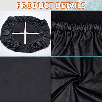 4Pcs Imitation Leather Chair Cover AJEW-CL0002-04-1