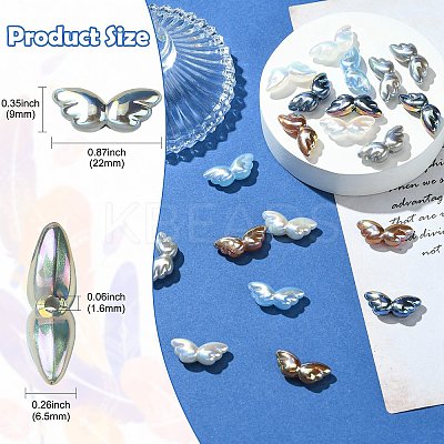 Acrylic Imitation Pearl Beads OACR-CJC0001-26-1