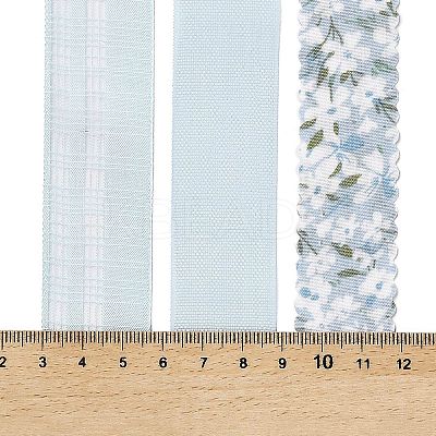 9 Yards 3 Styles Polyester Ribbon SRIB-A014-E08-1
