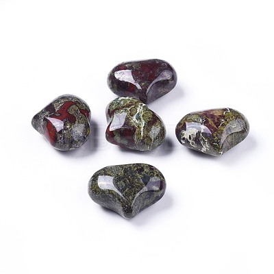 Natural Dragon Blood Heart Love Stone G-F659-A12-1