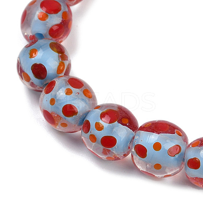 Handmade Lamword Beads Strands LAMP-P069-01A-05-1