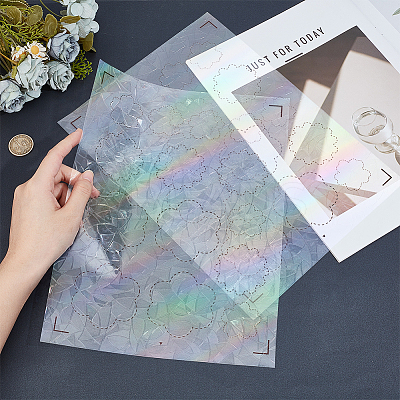 PVC Waterproof Shopwindow Decorative Sticker DIY-WH20007-17J-1