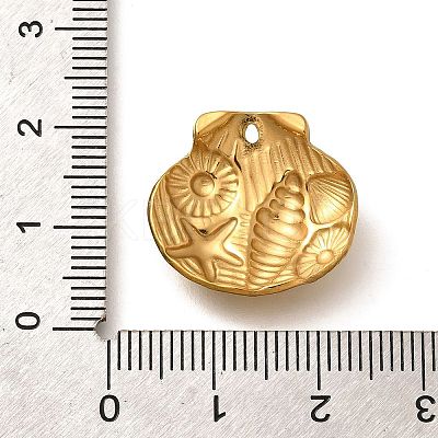304 Stainless Steel Pendants STAS-D288-03G-1