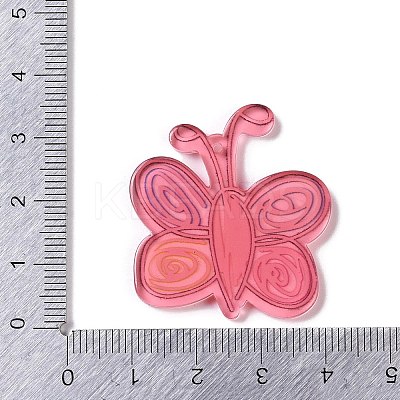 Acrylic Pendants OACR-R271-06D-1