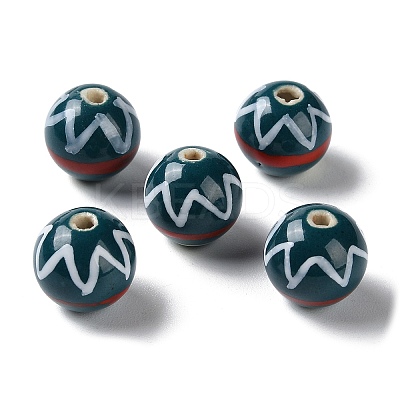Handmade Porcelain Beads PORC-G011-07-1