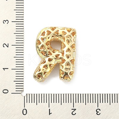 Rack Plating Brass Micro Pave Cubic Zirconia Pendants KK-Q790-01R-G-1