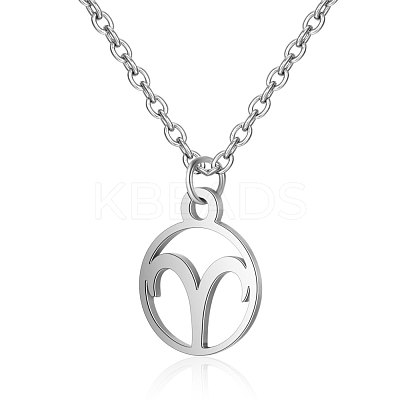 Non-Tarnish 201 Stainless Steel Pendants Necklaces LS-NJEW-S063-TN505-1-1