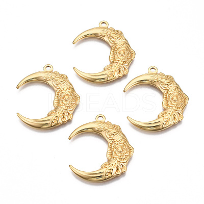 Ion Plating(IP) 201 Stainless Steel Pendants LS-STAS-N098-066LG-1