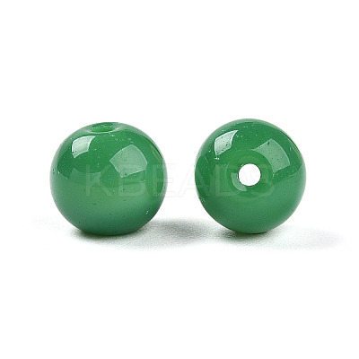 Opaque Solid Color Glass Beads X1-GLAA-N007-8mm-A10-1