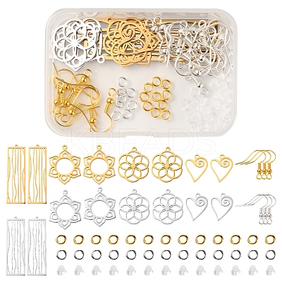 DIY Filigree Earring Making Kit DIY-YW0006-25-1