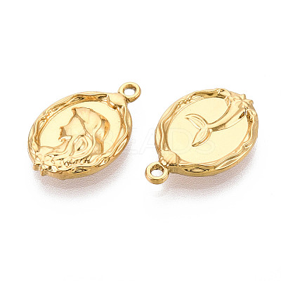 304 Stainless Steel Pendants STAS-T065-75G-1