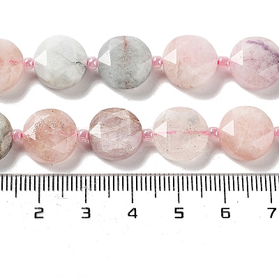 Natural Morganite Beads Strands G-NH0004-019-1