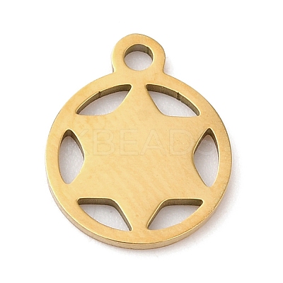 Christmas 201 Stainless Steel Charms STAS-D053-05G-1
