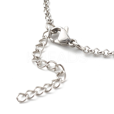 Tarnish Resistant 304 Stainless Steel Chain Bracelet Makings AJEW-JB00994-1