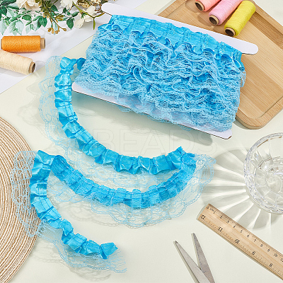 10M Polyester Fringe Lace Trim OCOR-GF0006-12C-1
