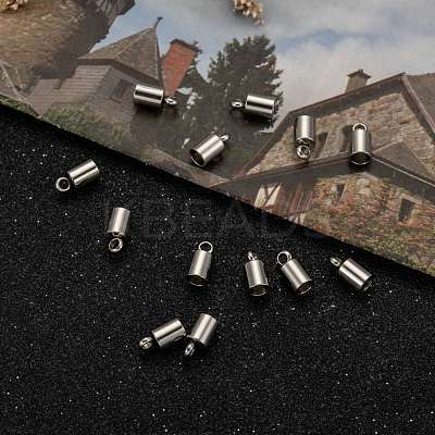 Tarnish Resistant 304 Stainless Steel Cord Ends STAS-M242-12-1