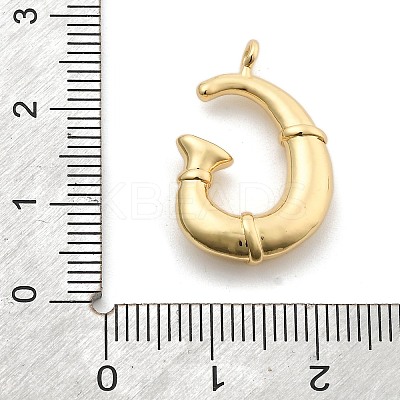 Rack Plating Brass Pendants KK-I722-08G-G-1