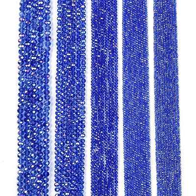 Electroplate Glass Beads Strands LS-EGLA-A044-T1mm-B31-1