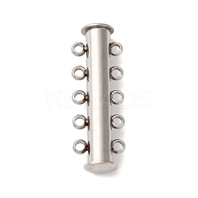 304 Stainless Steel Slide Lock Clasps STAS-A117-07A-P-1