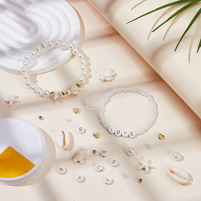 Ocean Theme DIY Jewelry Making Kits DIY-AR0005-09-1
