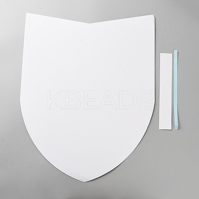 Paper Shield for DIY Child Painting Craft DIY-WH0504-400-1