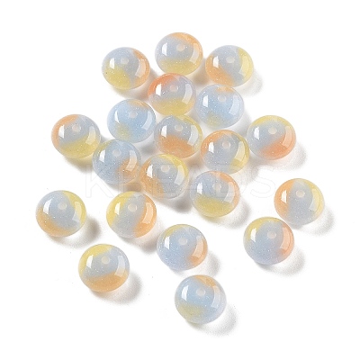 Two Tone Transparent Resin Beads LS-RESI-S013-01C-1