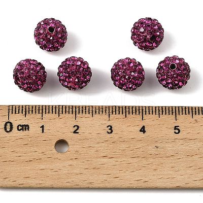 Pave Disco Ball Beads RB-H258-10MM-502-1