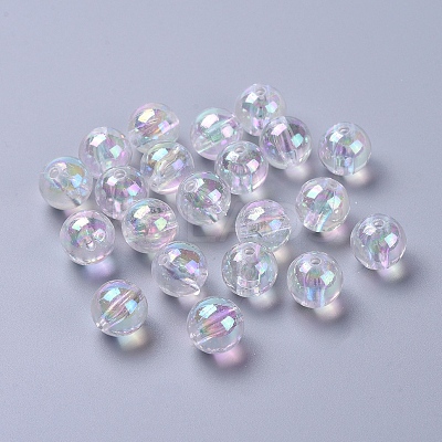 Eco-Friendly Transparent Acrylic Beads LS-PL736-2-1