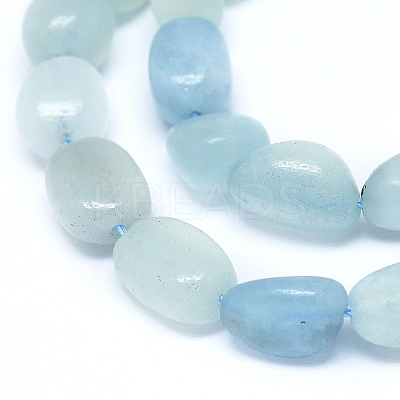 Natural Aquamarine Beads Strands X-G-D0004-A02-04-1