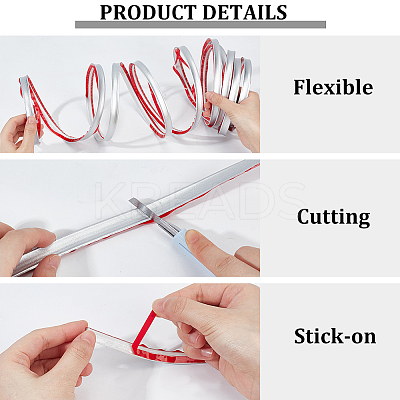 PVC Self-Adhesive Flexible Molding Trim DIY-WH20007-40C-04-1