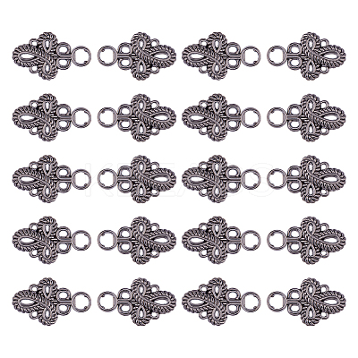 20Pcs Knot Zinc Alloy Adjustable Jean Button Pins FIND-FH0017-91B-1