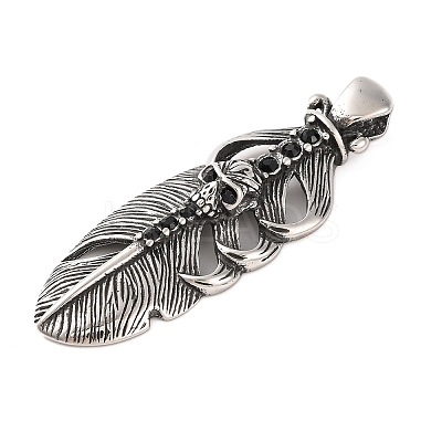 316 Surgical Stainless Steel Big Pendants STAS-Z073-34AS-1