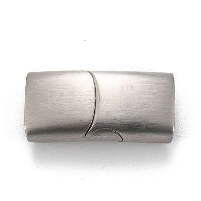 Tarnish Resistant 316 Surgical Stainless Steel Magnetic Clasps with Glue-in Ends STAS-F269-01MP-1