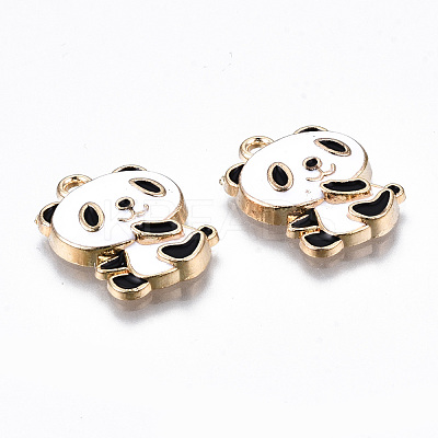 Eco-Friendly Alloy Enamel Pendants ENAM-Q437-011-NR-1