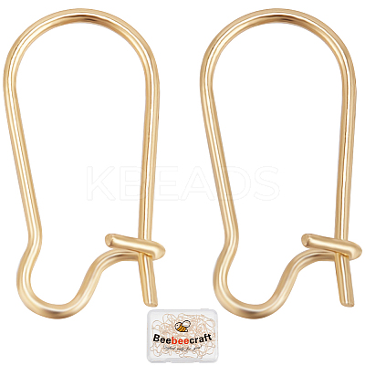 50Pcs Brass Hoop Earring Findings FIND-BBC0003-28-1