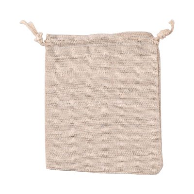 Cotton Packing Pouches Drawstring Bags ABAG-R011-12x15-1