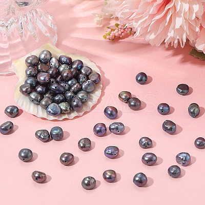 100Pcs Natural Baroque Pearl Keshi Pearl PEAR-LT0001-06-1