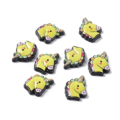 Opaque Resin Cabochons RESI-C027-05C-1