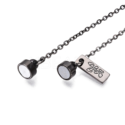 Brass End with Chains KK-C066-05B-1