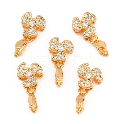 SHEGRACE Brass Micro Pave Cubic Zirconia Ice Pick Pinch Bails XGRQ5K291-828G-1