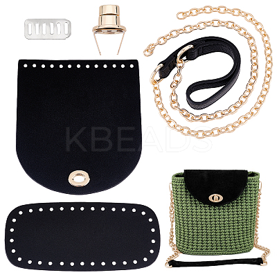 Imitation Leather Crossbody Shoulder Bag Making Kits DIY-WH0304-252-1
