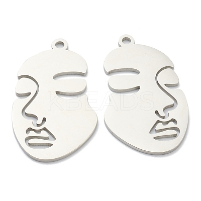 Non-Tarnish 304 Stainless Steel Pendants STAS-P276-01C-P-1