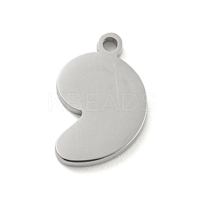 304 Stainless Steel Pendants STAS-M069-02G-P-1
