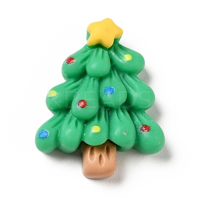 Opaque Resin Cabochons RESI-G039-04-1