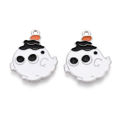 Halloween Theme Alloy and Enamel Pendants ENAM-T021-31A-01P-1