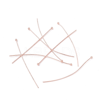 Brass Ball Head Pins KK-WH0058-02D-RG-1