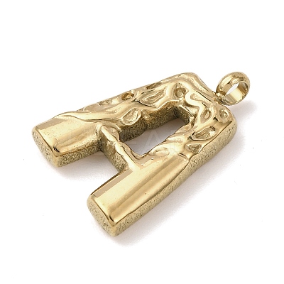 26Pcs 304 Stainless Steel Alphabet Pendants STAS-Z170-01G-1